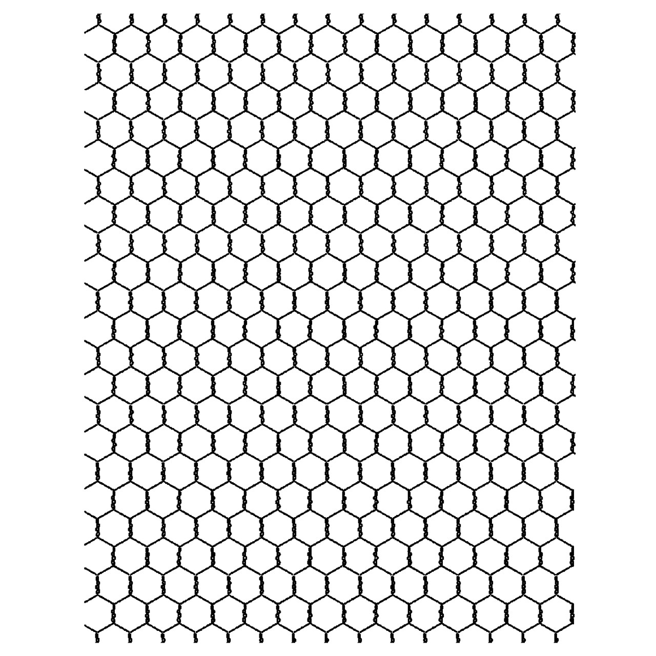 Darcie's Cling Background Mounted Rubber Stamp 4"X5.25"-Chicken Wire